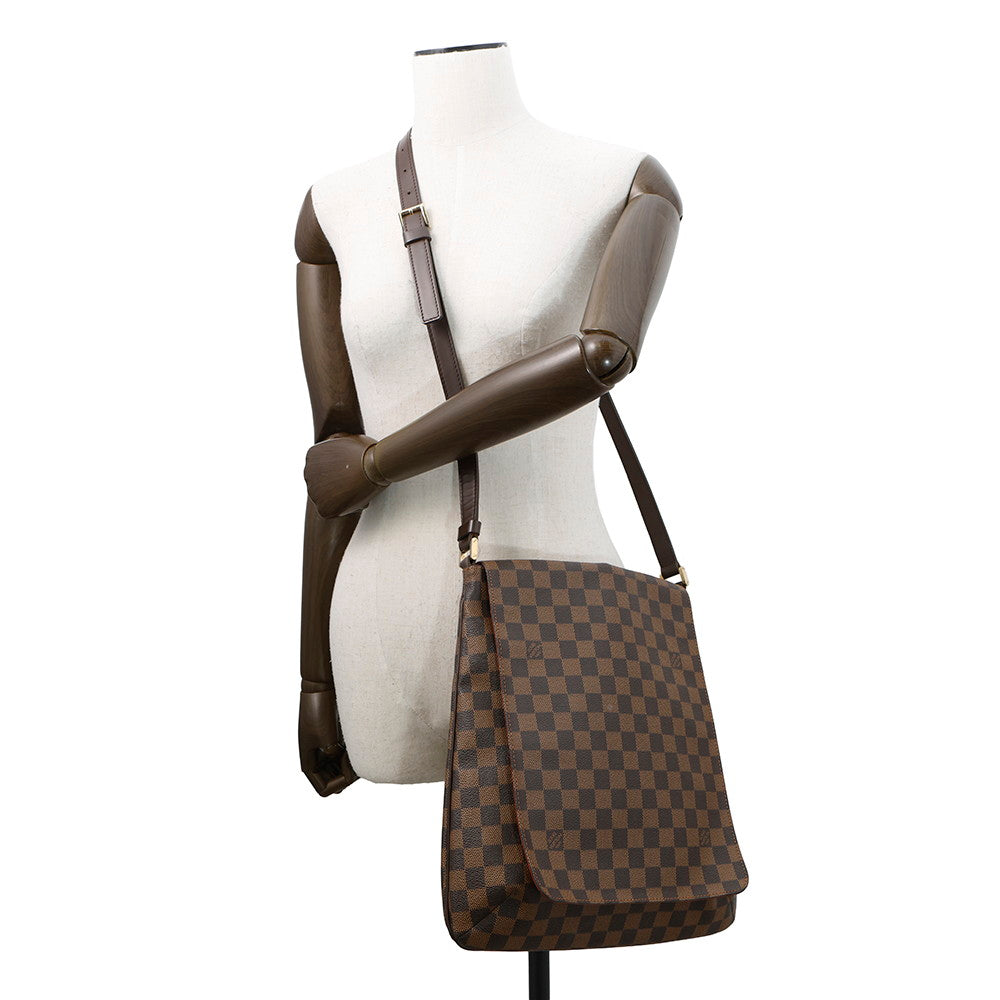 LOUIS VUITTON Muset RedN51302 Damier Ebene Canvas Size long