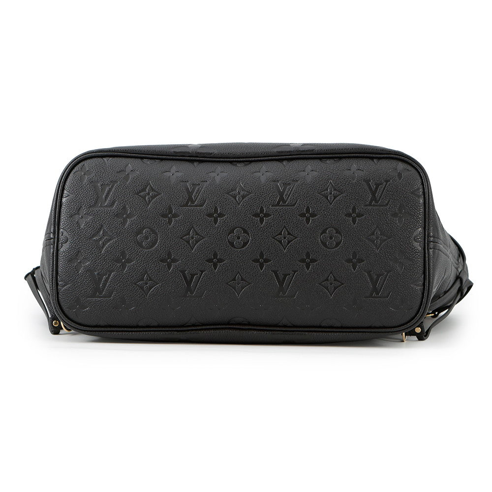 LOUIS VUITTON Neverfull NoirM45685 Monogram Empreinte Leather Size MM