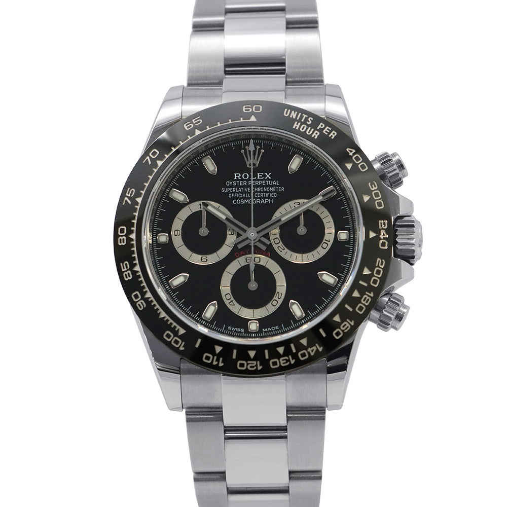 ROLEX Cosmograph Daytona W40mm Stainless Steel Black Dial116500LN