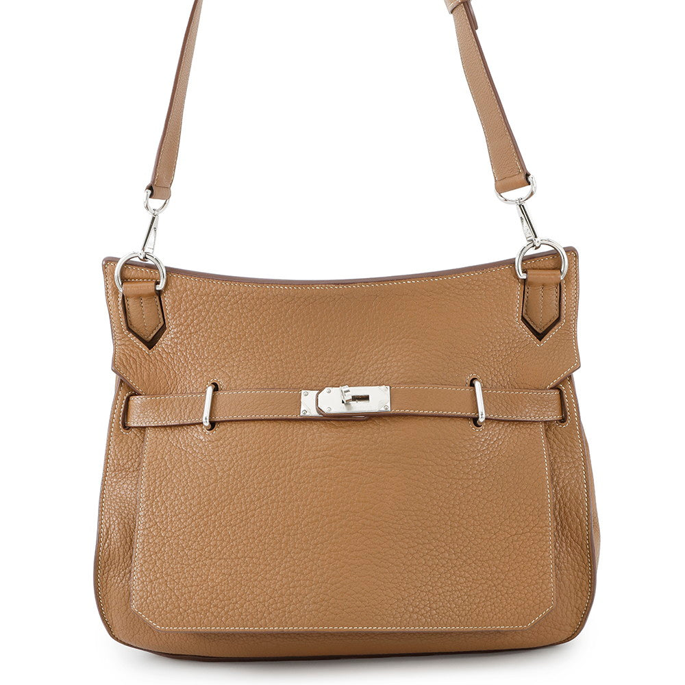 HERMES Jypsiere Gold Taurillon Clemence Size 37