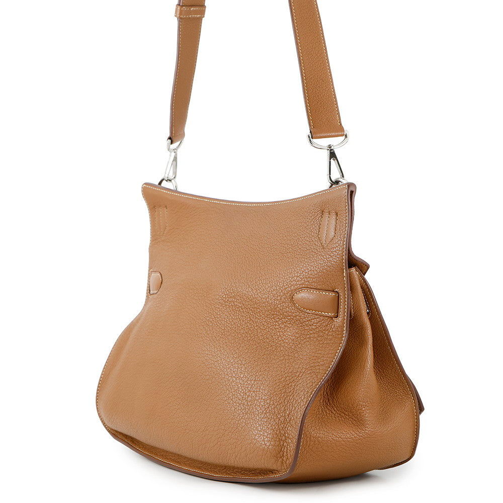 HERMES Jypsiere Gold Taurillon Clemence Size 37