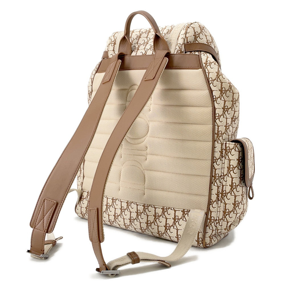 Dior Backpack Cactus JackCollaboration Beige/Brown1ESBA163JOD Canvas Leather