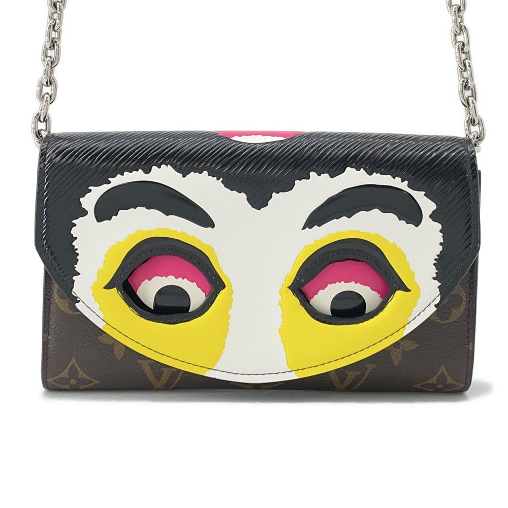 LOUIS VUITTON Kansai Yamamoto Pochette and Kabuki Mask NoirM43532 Monogram/Epi Leather
