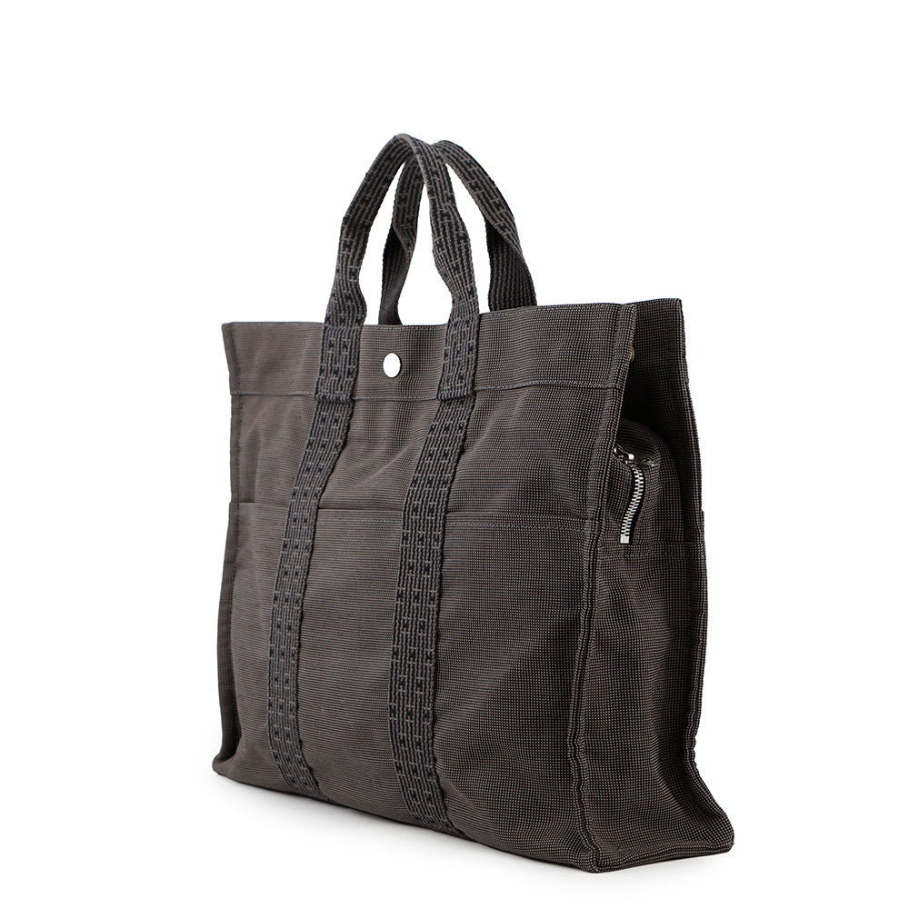 HERMES Her Line Gray Canvas Size MM