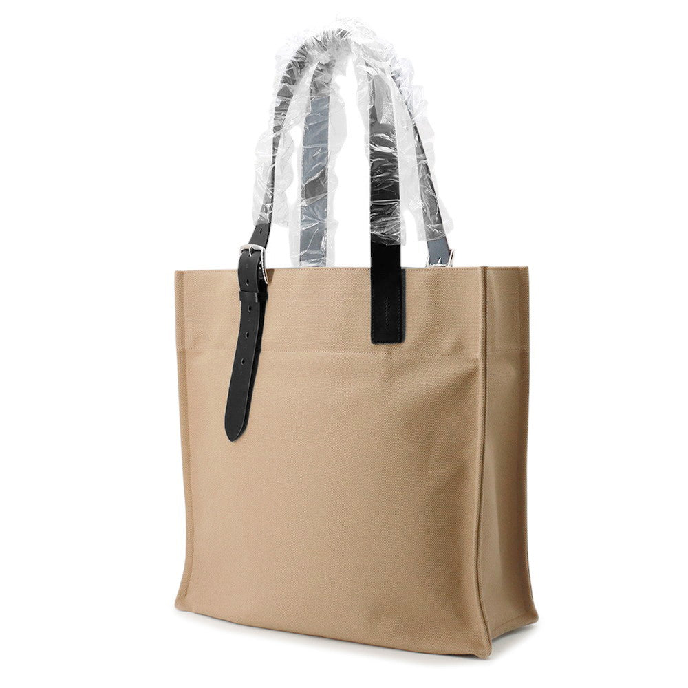HERMES Etrivieres Shopping Beige Marfa/Black Towargoelan Vache Hunter Leather