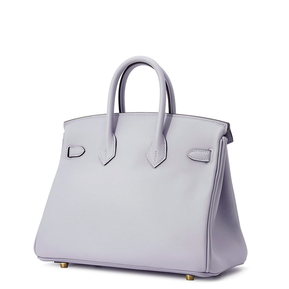HERMES Birkin Green Pantan Swift Leather Size 25