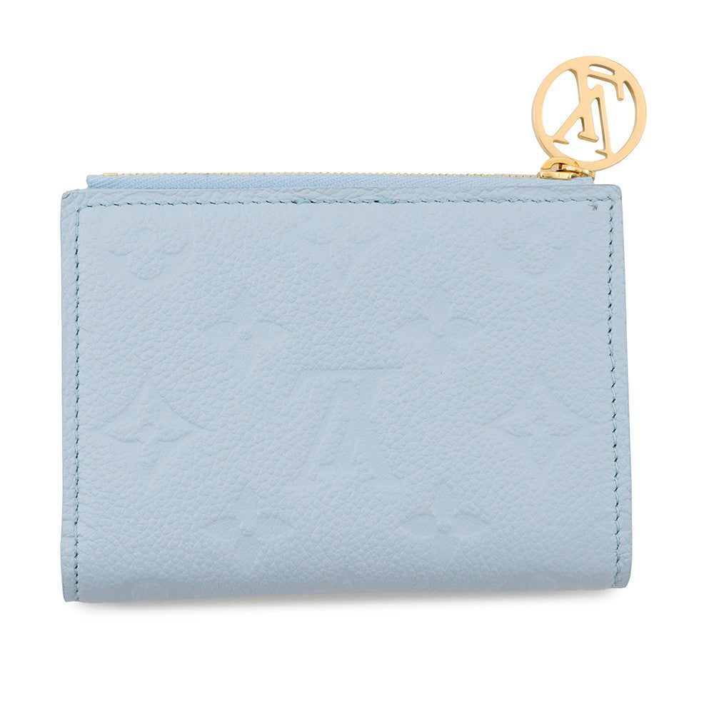LOUIS VUITTON Portefeuille Lisa Blue OrumpM83587 Monogram Empreinte Leather