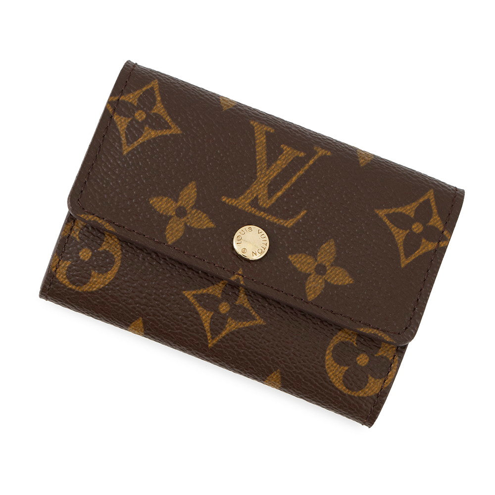 LOUIS VUITTON Porte Monnaieã»Plat BrownM61930 Monogram