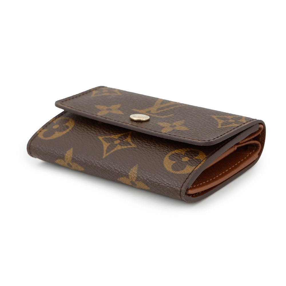LOUIS VUITTON Porte Monnaieã»Plat BrownM61930 Monogram