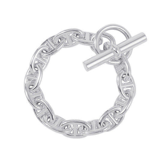 HERMES Chaine d'Ancre Bracelet 14 frames Size PM SV925