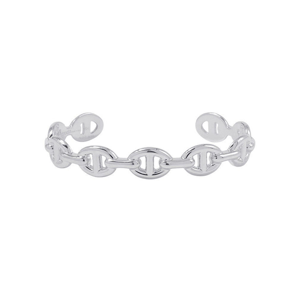 HERMES Chaine d'Ancre Bangle Size SH SV925