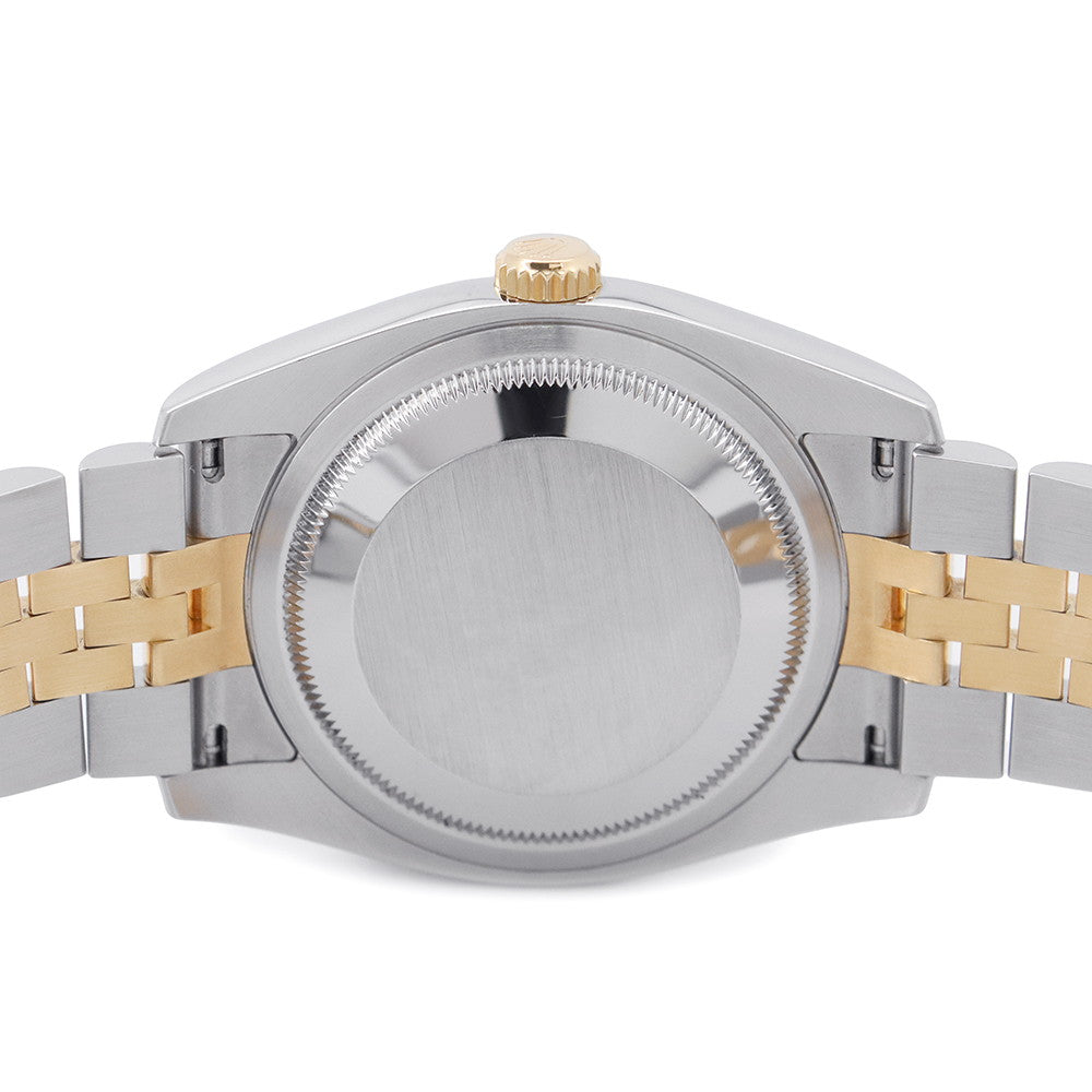 ROLEX Datejust W36mm Stainless Steel K18YG White Dial116233