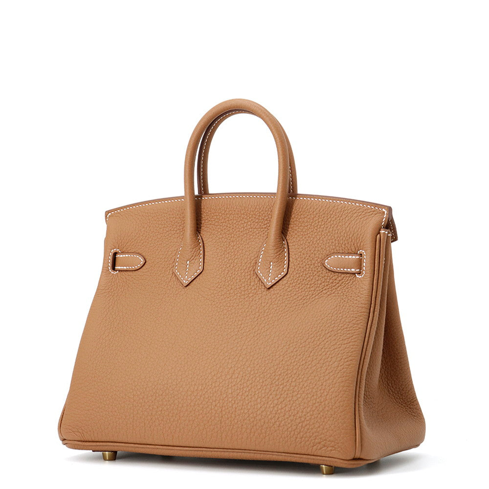 HERMES Birkin Gold Togo Leather Size 25