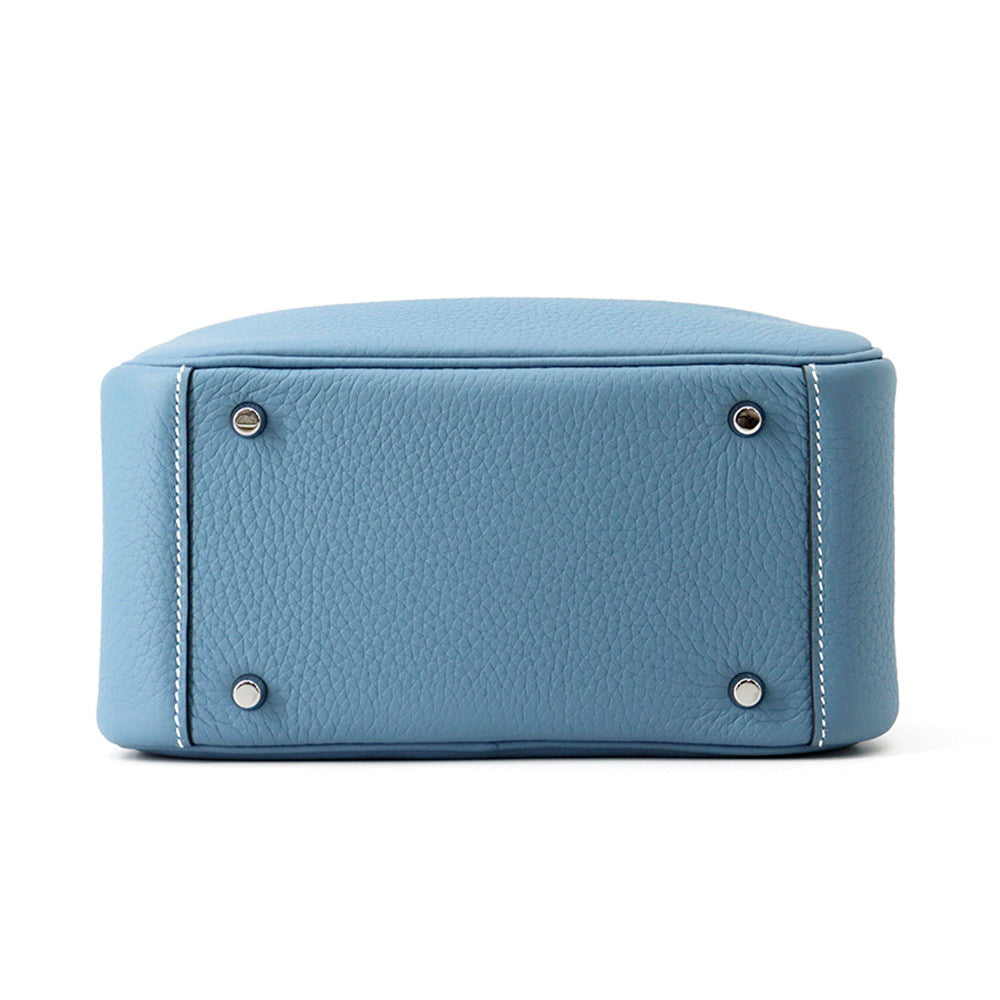 HERMES Lindy New Blue Jean Taurillon Clemence Size Mini