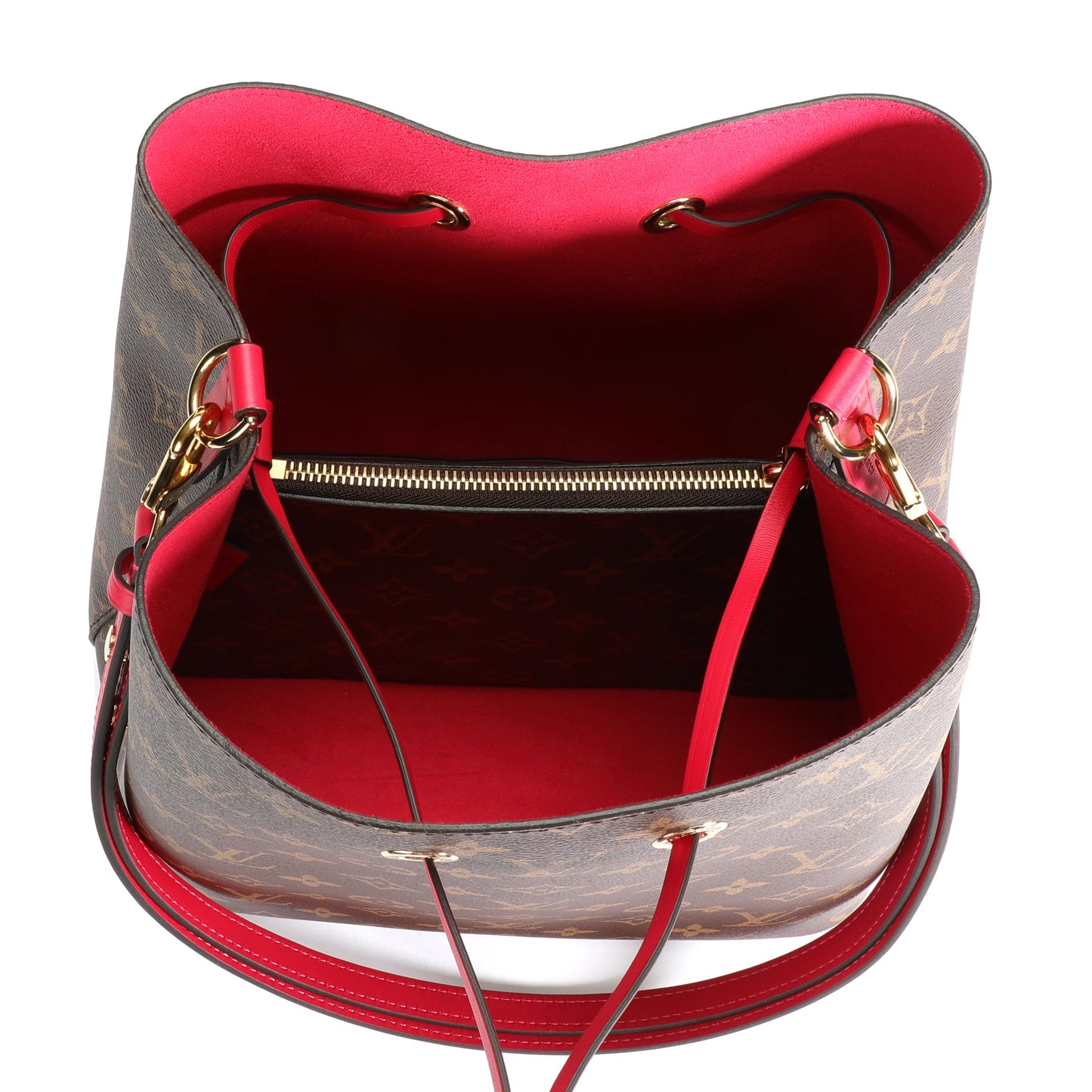 Louis Vuitton Louis Vuitton Monogram Canvas & Fuchsia Néonoé