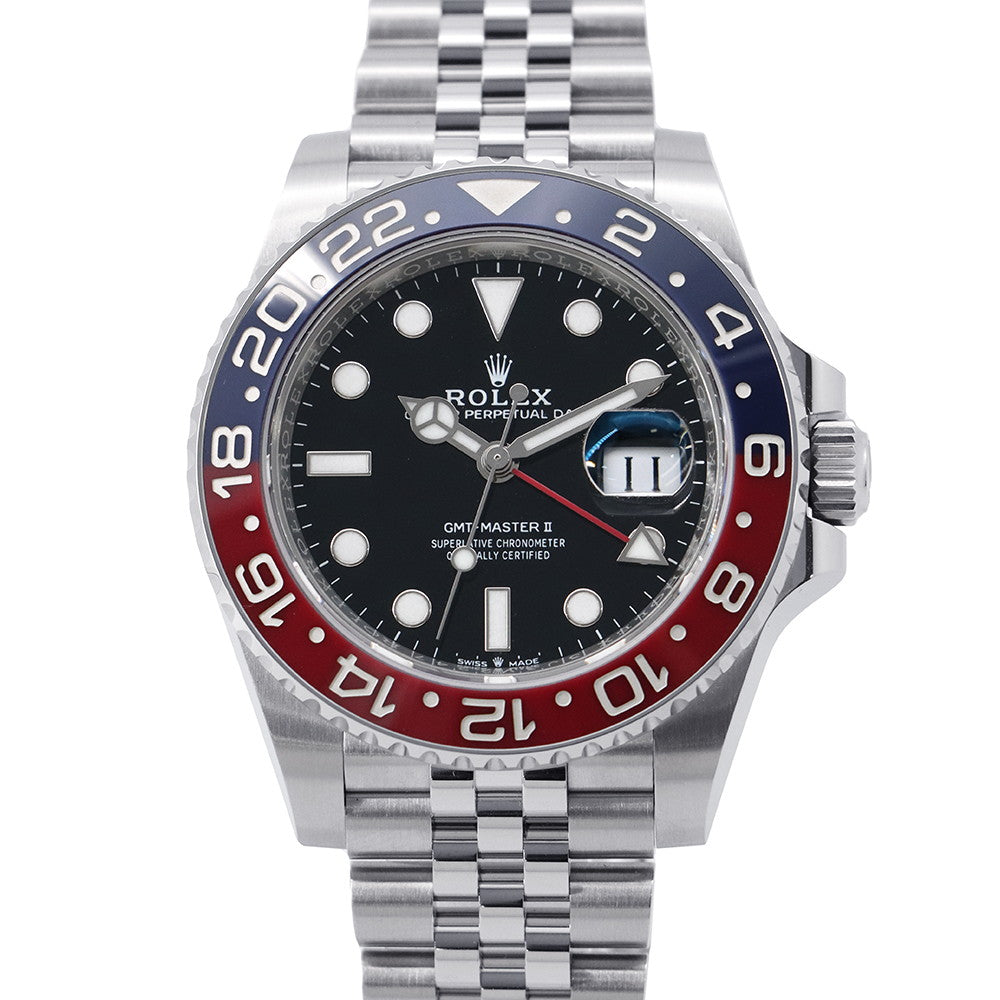 ROLEX GMT Master II W40mm Stainless Steel Black Dial126710BLRO