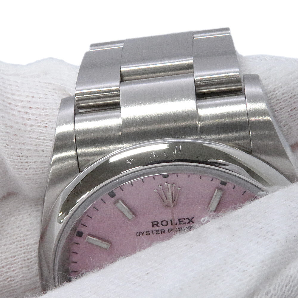 ROLEX Oyster Perpetual 36 W36mm Stainless Steel Candy pink Dial126000