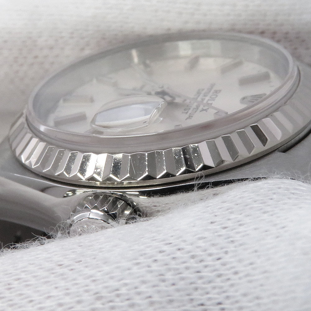 ROLEX Datejust W26mm Stainless Steel K18WG Silver Dial79174