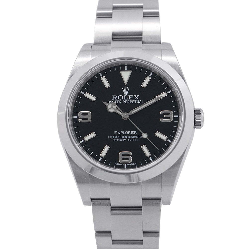 ROLEX ExplorerI W39mm Stainless Steel Black Dial214270