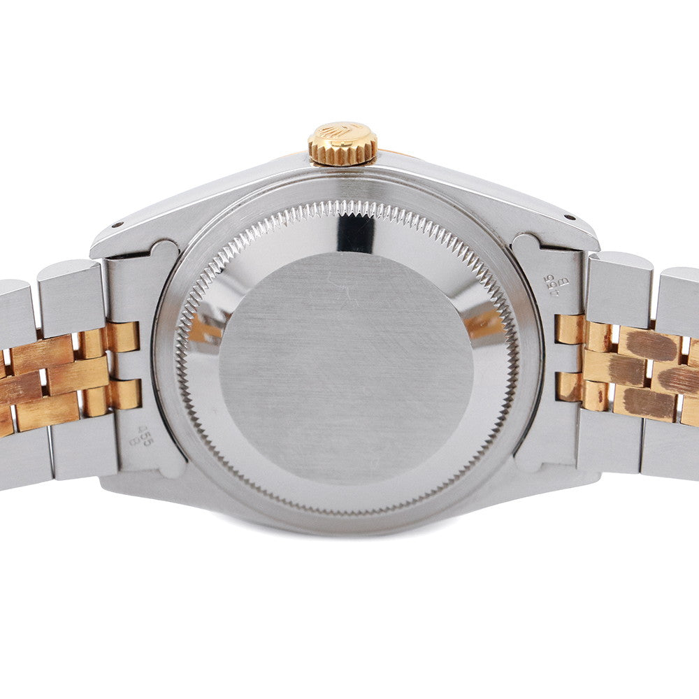 ROLEX Datejust W36mm Stainless Steel K18YG Champagne Dial16233