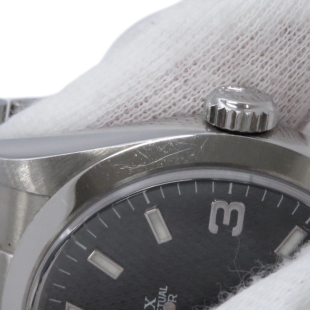 ROLEX Explorer I W36mm Stainless Steel Black Dial114270