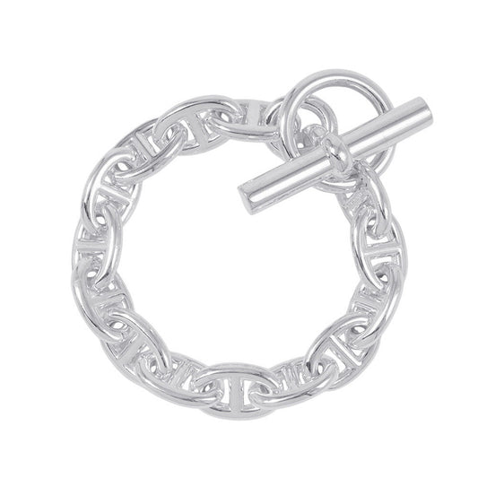 HERMES Chaine d'Ancre Bracelet 14 frames Size PM SV925