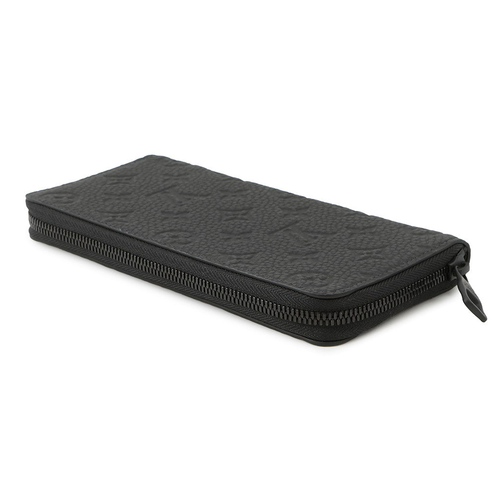 LOUIS VUITTON Zippy wallet Vertical NoirM69047 Taurillon Leather/Monogramã»Pattern
