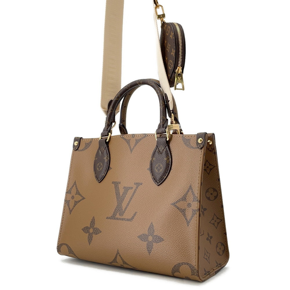 LOUIS VUITTON Onthego RedM46373 Monogram Monogram Reverse Canvas Monogram Giant Size PM