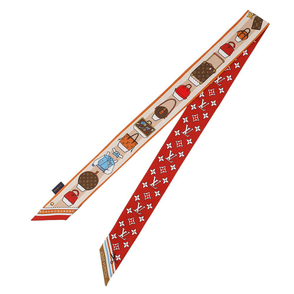 LOUIS VUITTON BandeauBB Anniere Paper House SaffronM96259 Silk100%