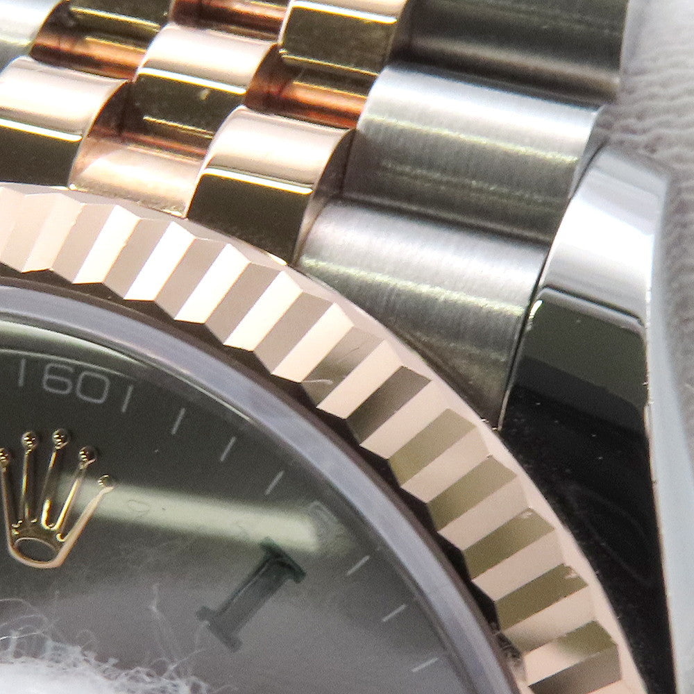 ROLEX Datejust W36mm Stainless Steel K18PG Slate Dial126231
