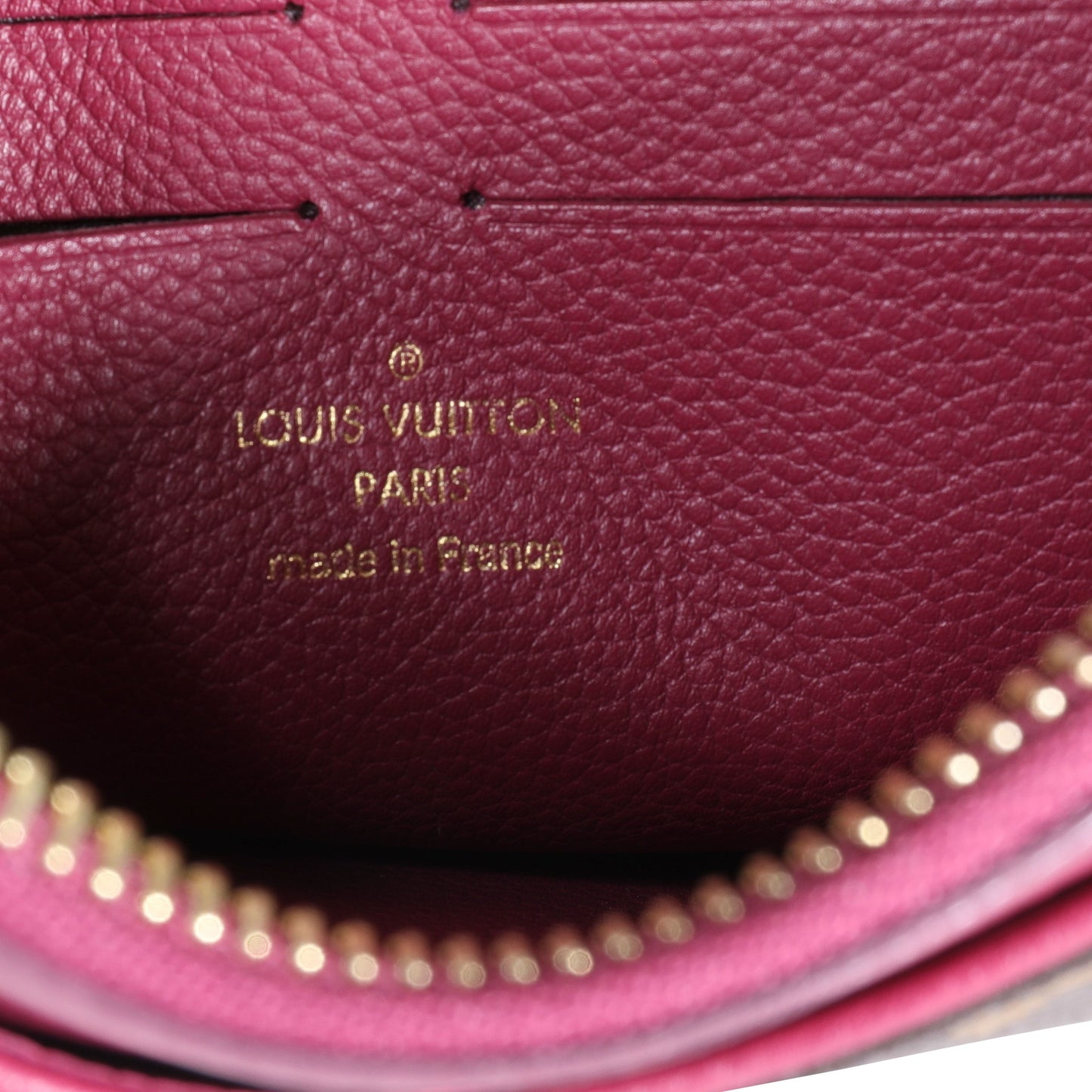 Louis Vuitton Louis Vuitton Monogram Canvas & Aurore Pallas Pochette
