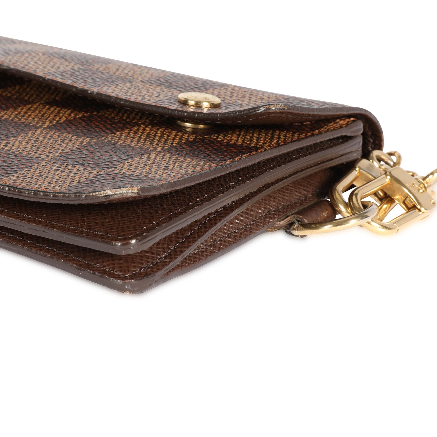 Louis Vuitton Louis Vuitton Damier Ebene Accordeon Chain Wallet