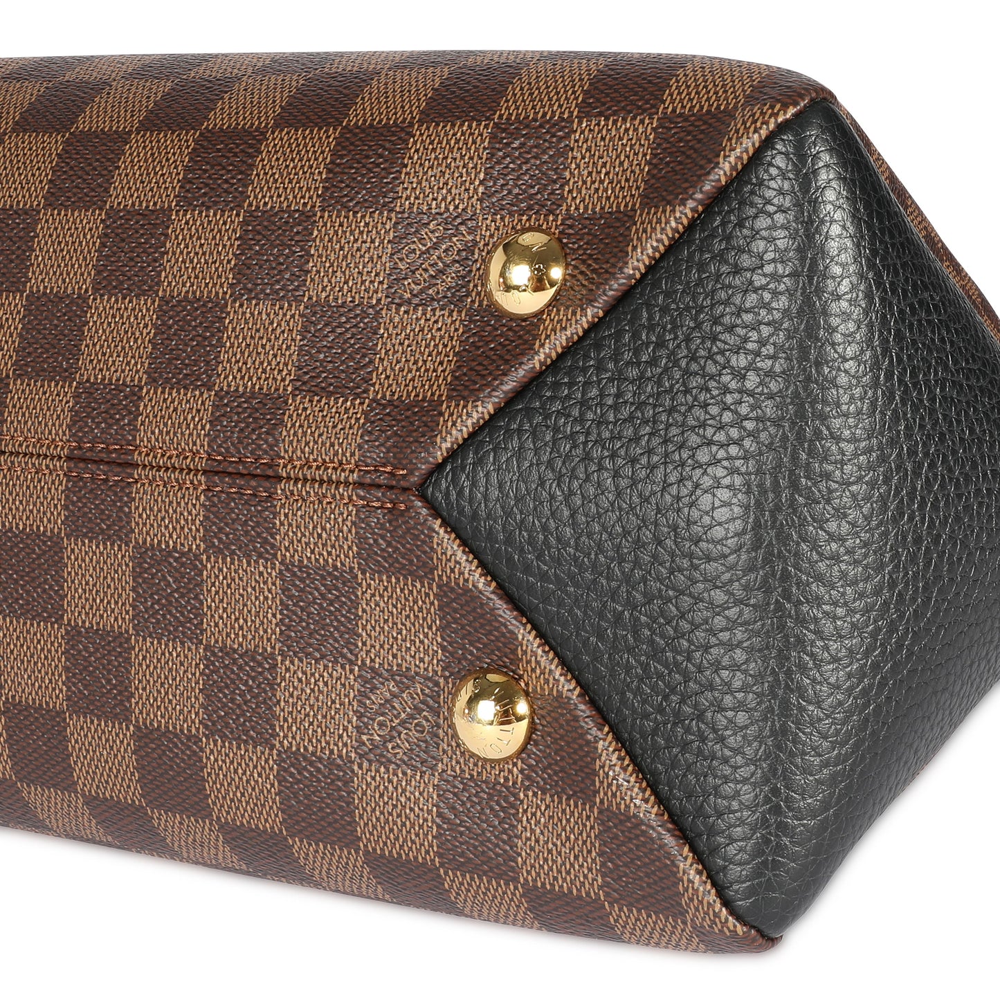 Louis Vuitton Louis Vuitton Damier Ebene & Black Taurillon Leather Brittany Bag