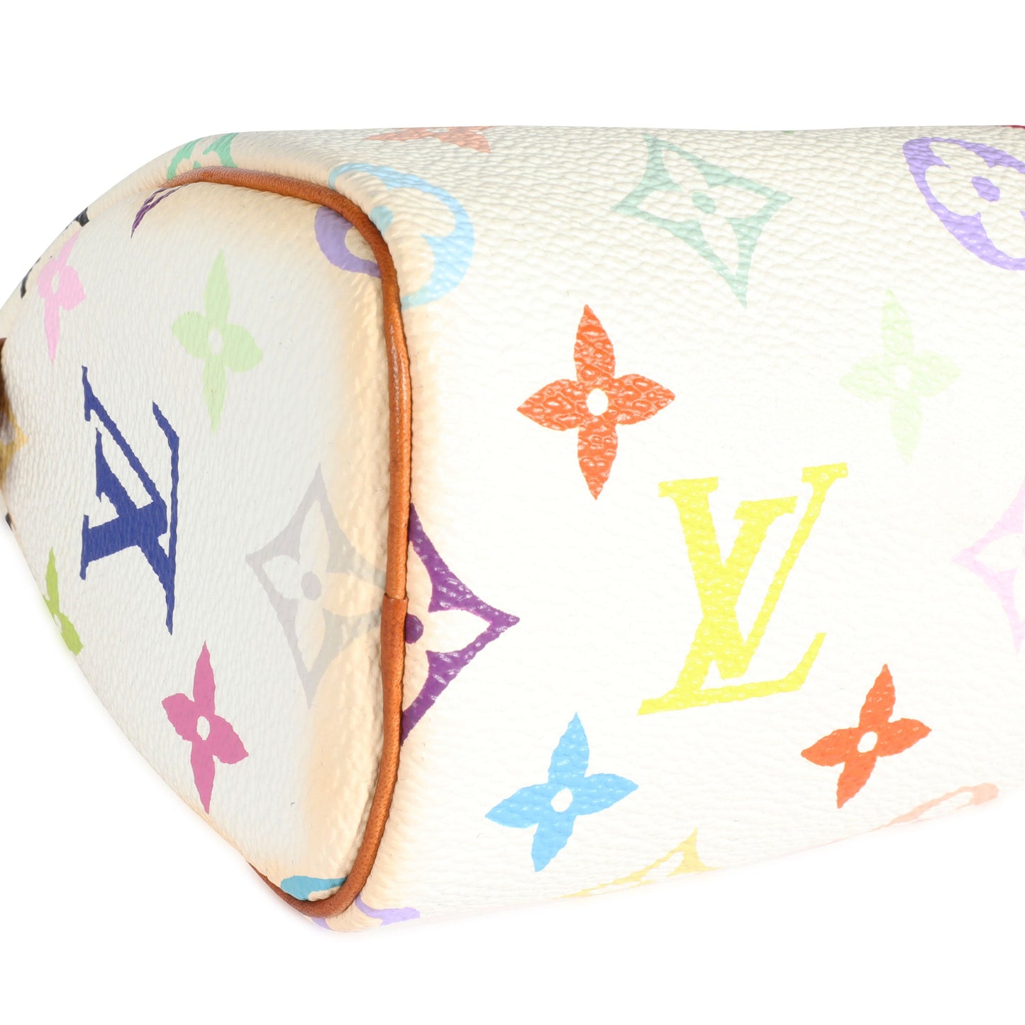 Louis Vuitton Louis Vuitton x Takashi Murakami White Monogram Multicolore Mini Speedy HL Bag