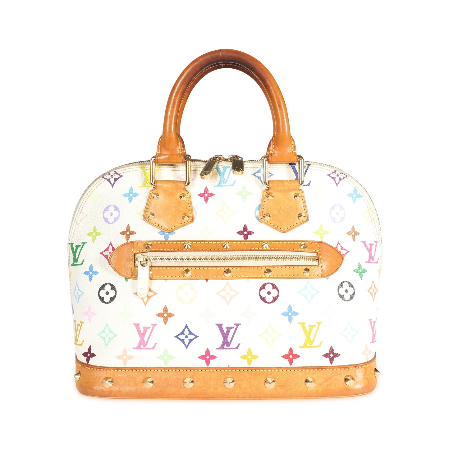 Louis Vuitton Louis Vuitton x Takashi Murakami White Monogram Multicolore Alma PM