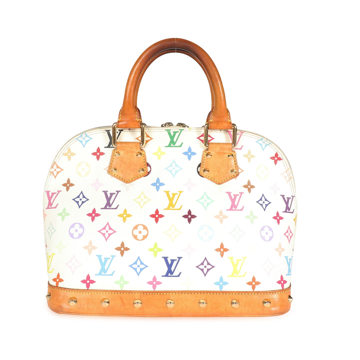 Louis Vuitton Louis Vuitton x Takashi Murakami White Monogram Multicolore Alma PM