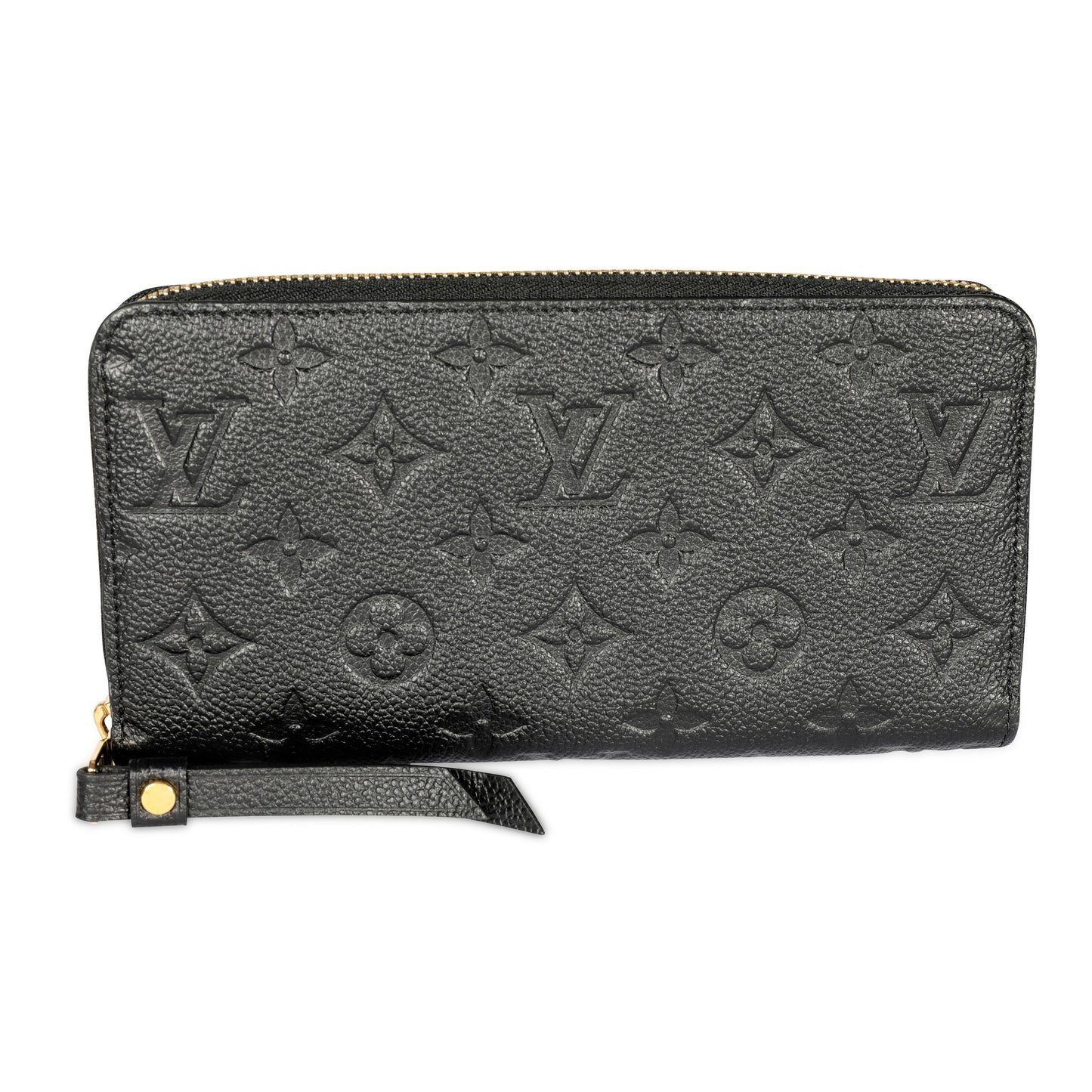 Louis Vuitton Louis Vuitton Black Monogram Empreinte Zippy Wallet
