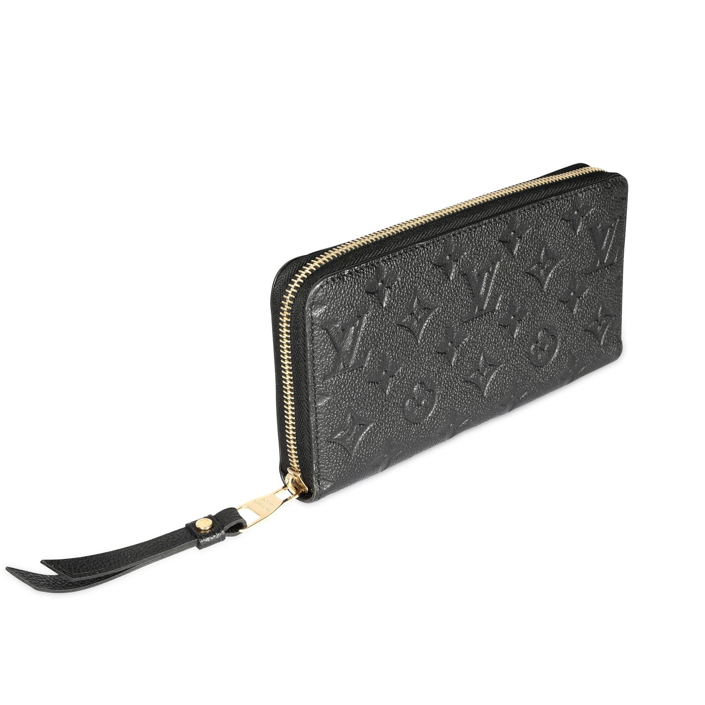 Louis Vuitton Louis Vuitton Black Monogram Empreinte Zippy Wallet