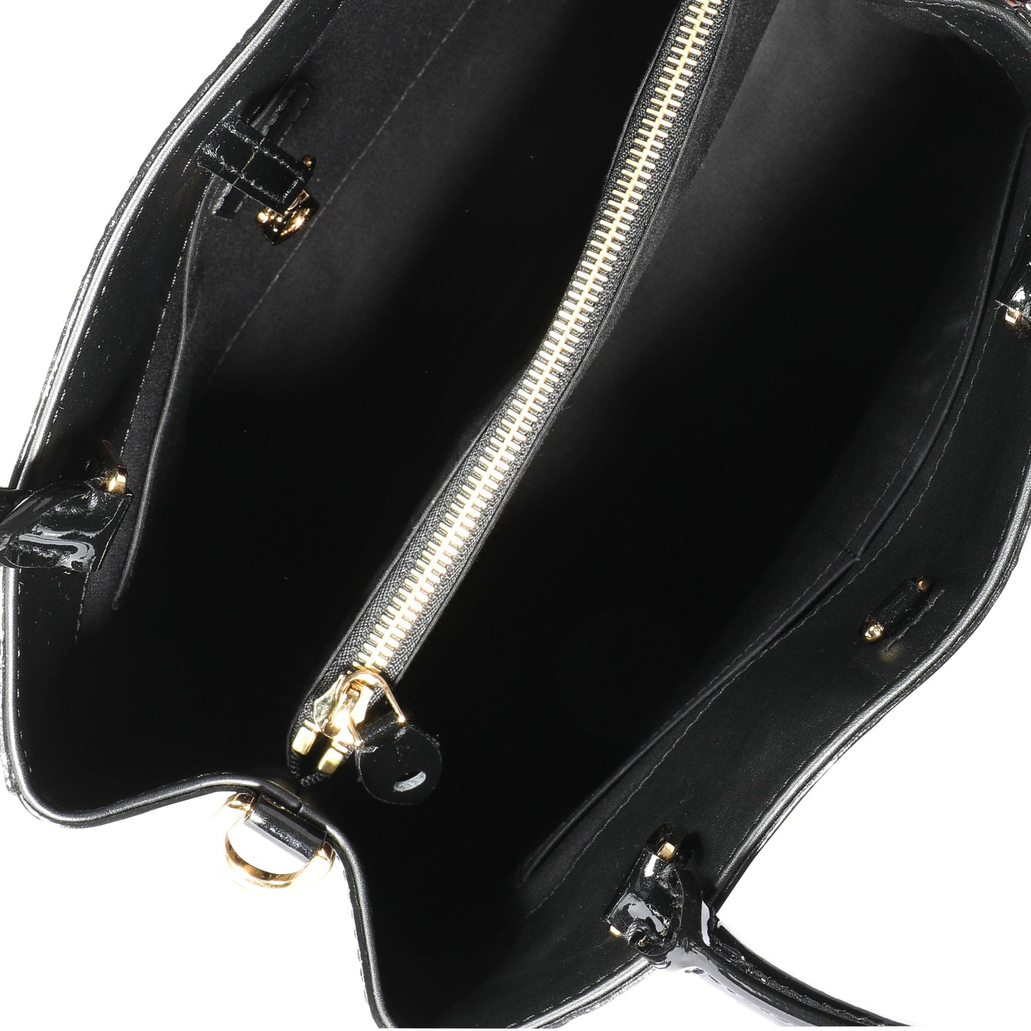 Louis Vuitton Louis Vuitton Black Monogram Vernis Montaigne MM