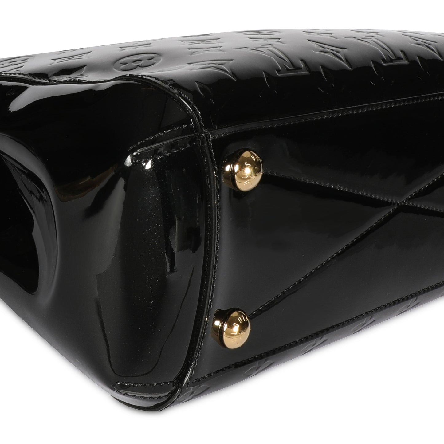 Louis Vuitton Louis Vuitton Black Monogram Vernis Montaigne MM
