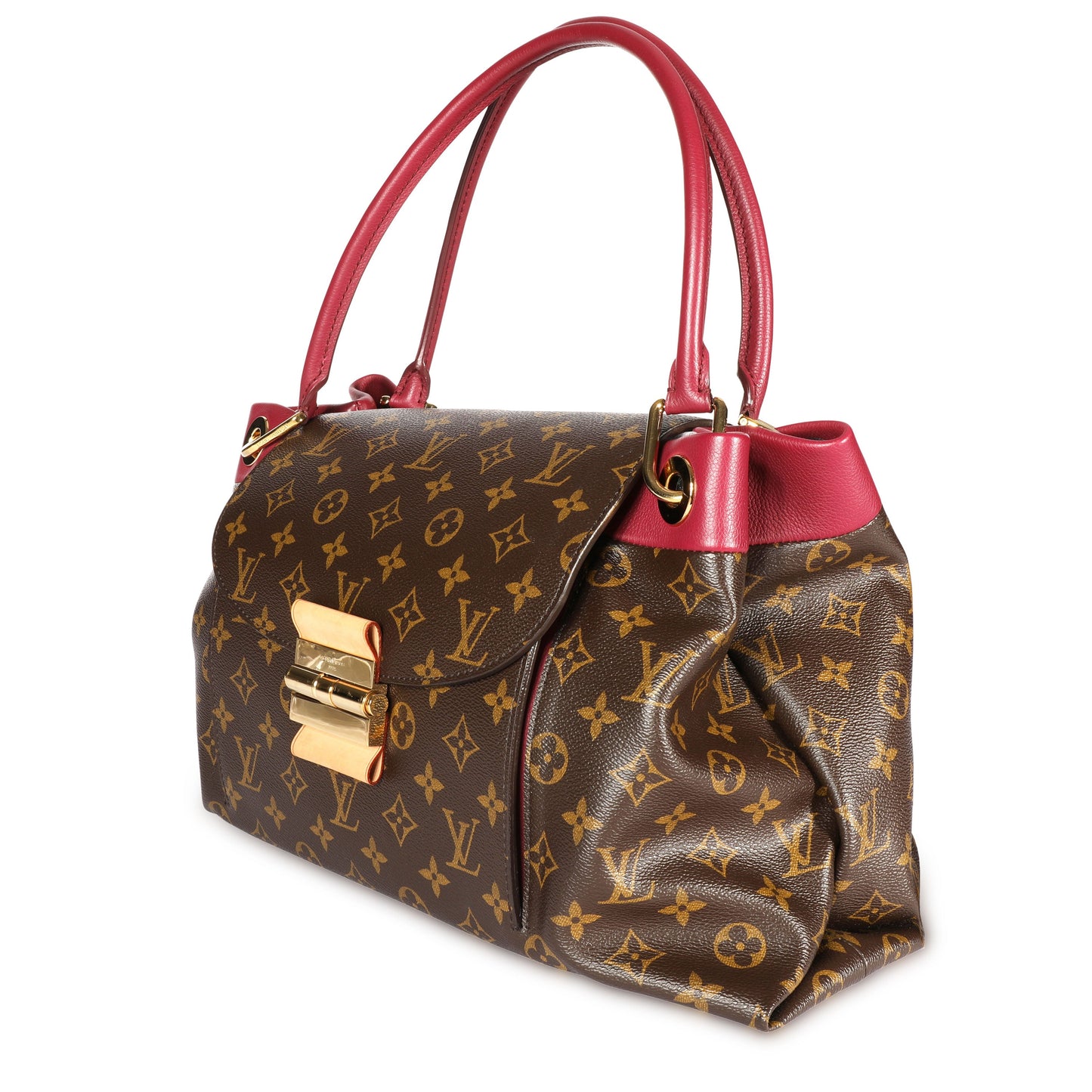 Louis Vuitton Louis Vuitton Monogram Canvas & Aurore Leather Olympe MM