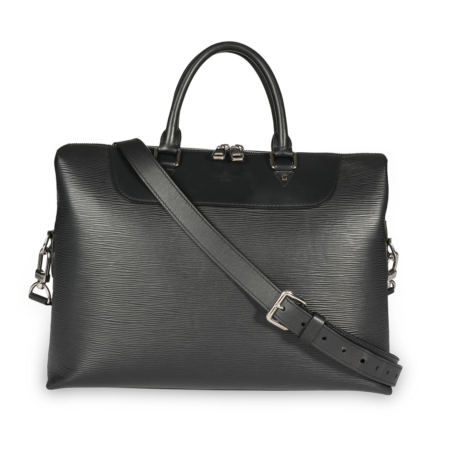 Louis Vuitton Louis Vuitton Black Epi Leather Porte-Documents Jour Bag