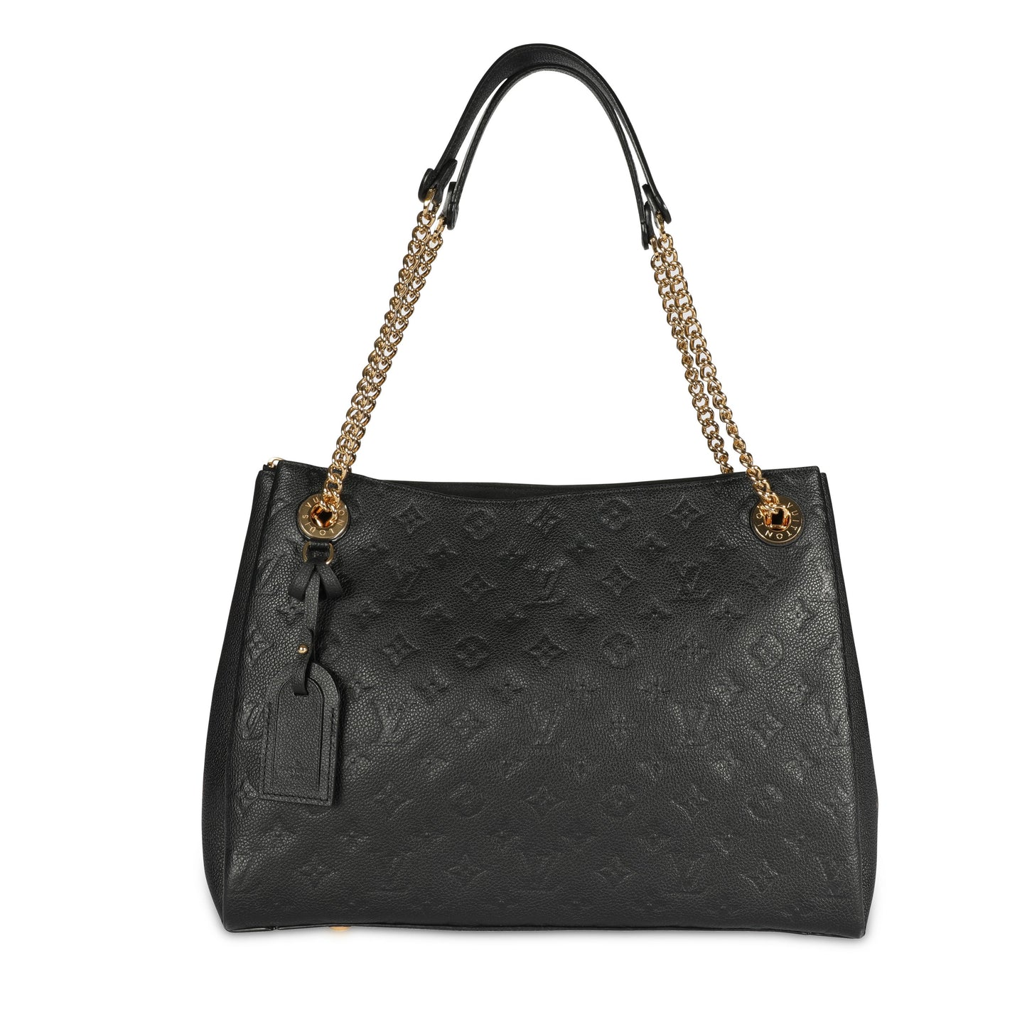 Louis Vuitton Louis Vuitton Black Monogram Empreinte Leather Surène MM