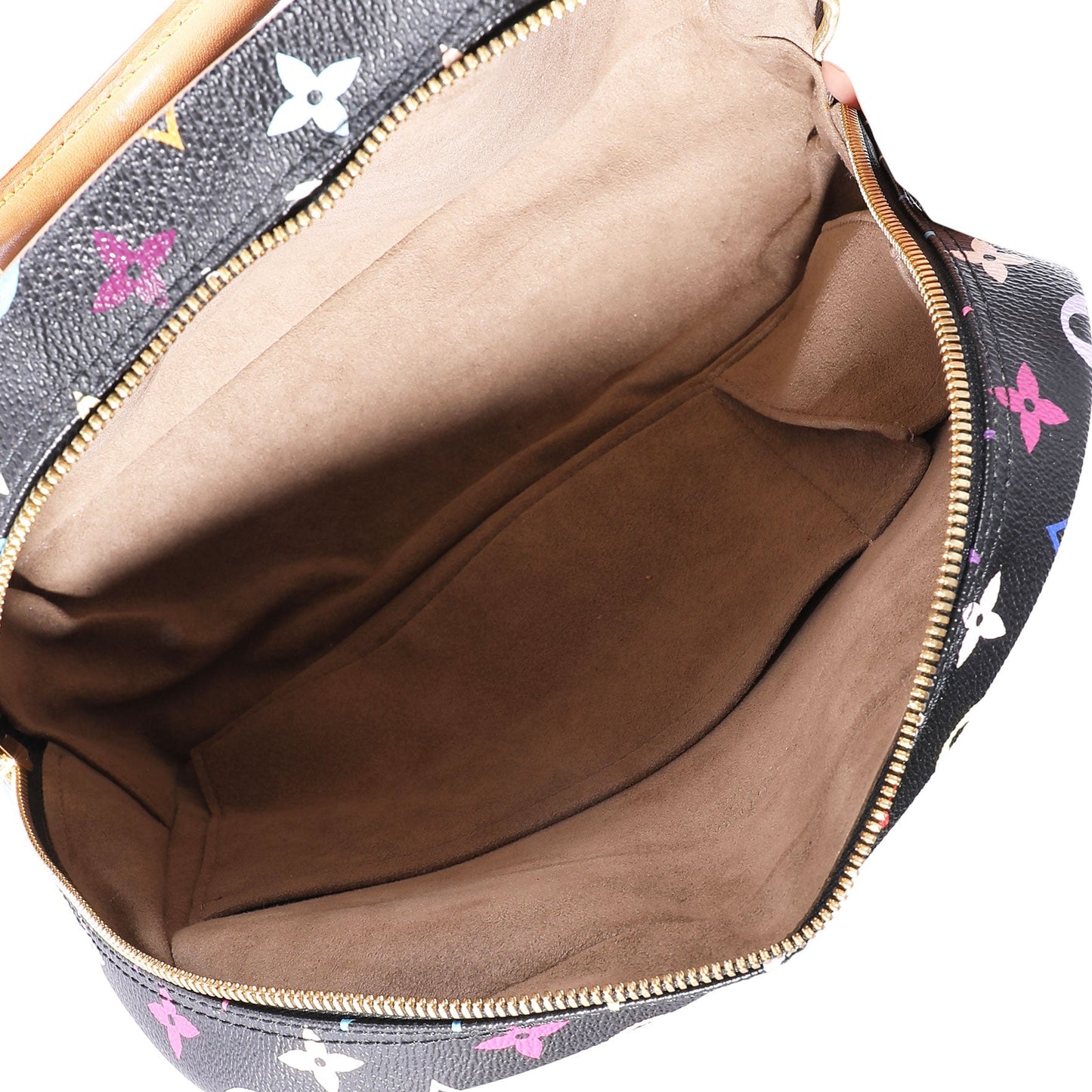 Louis Vuitton Louis Vuitton x Takashi Murakami Black Monogram Multicolore Trouville