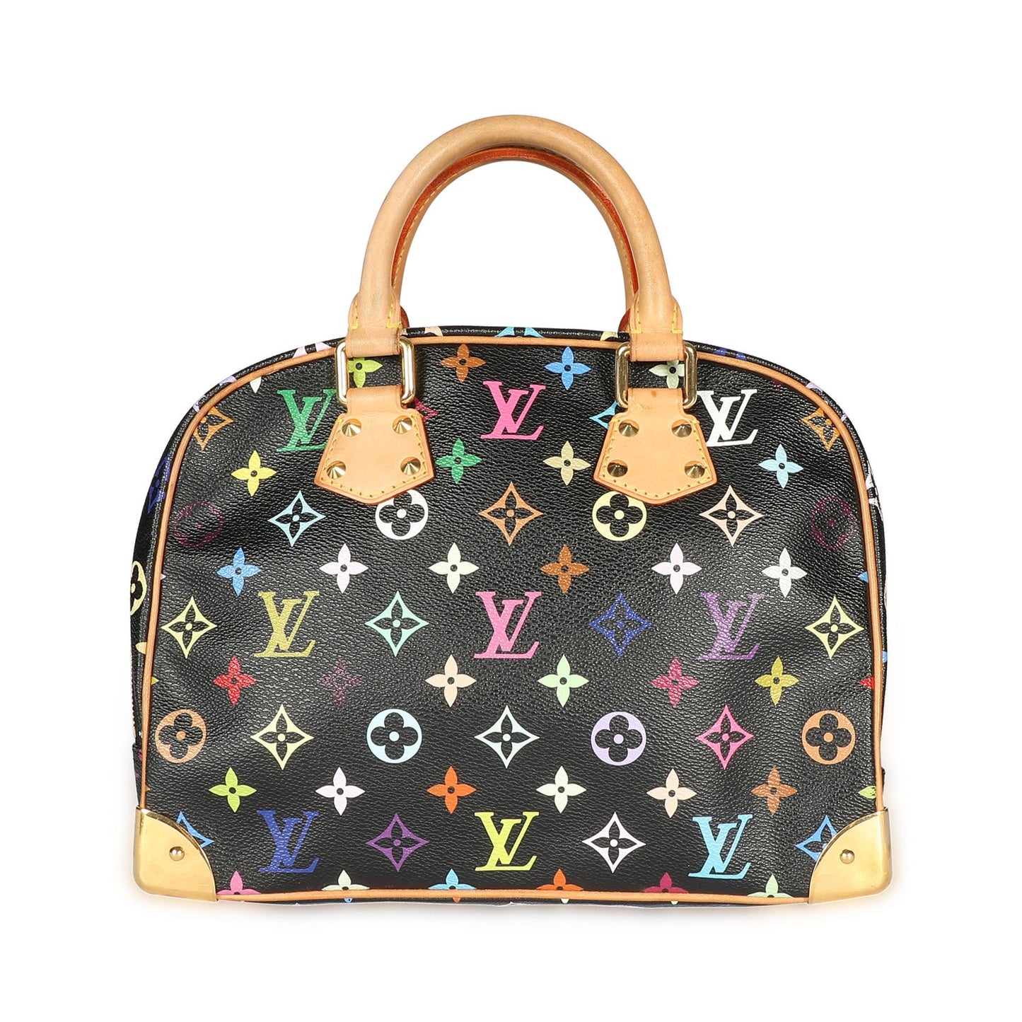 Louis Vuitton Louis Vuitton x Takashi Murakami Black Monogram Multicolore Trouville