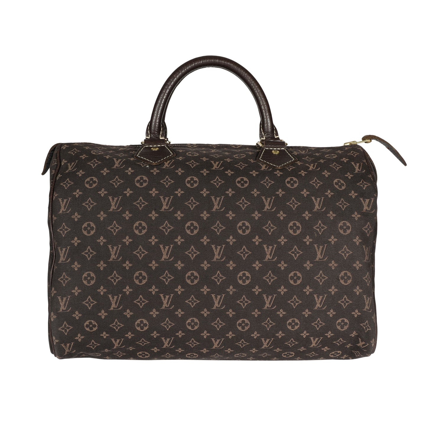 Louis Vuitton Louis Vuitton Brown Mini Lin Speedy 30