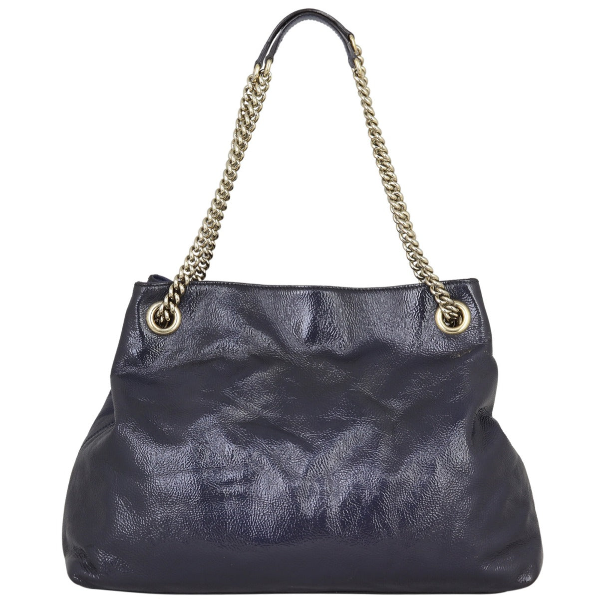 Gucci Soho Chain Shoulder Bag Medium Patent