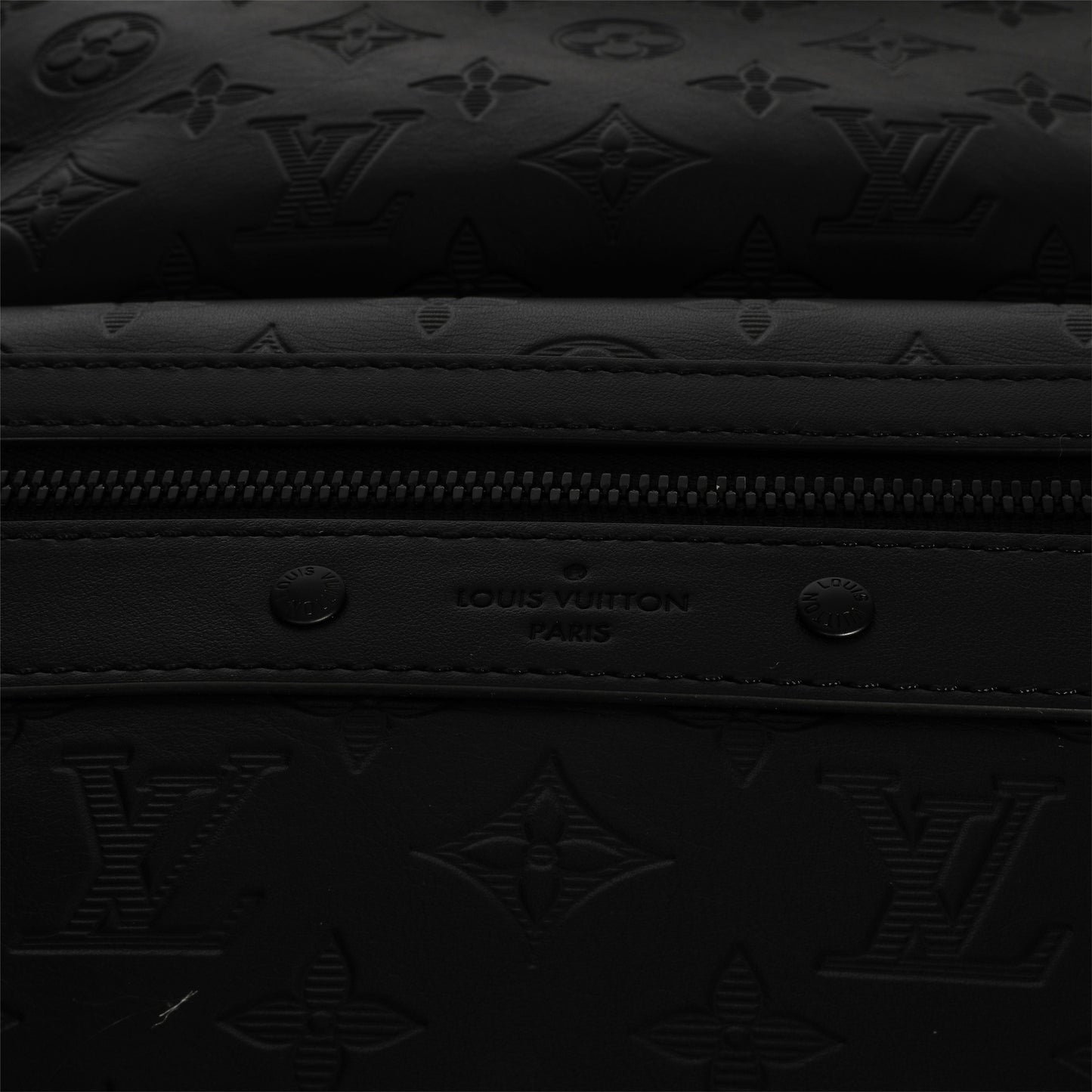 Louis Vuitton Louis Vuitton Black Monogram Shadow Leather Sprinter Backpack