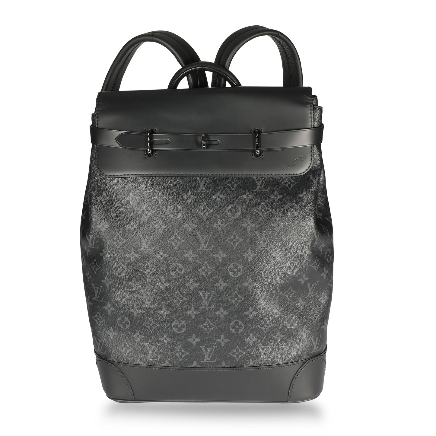 Louis Vuitton Louis Vuitton Black Monogram Eclipse Steamer Backpack