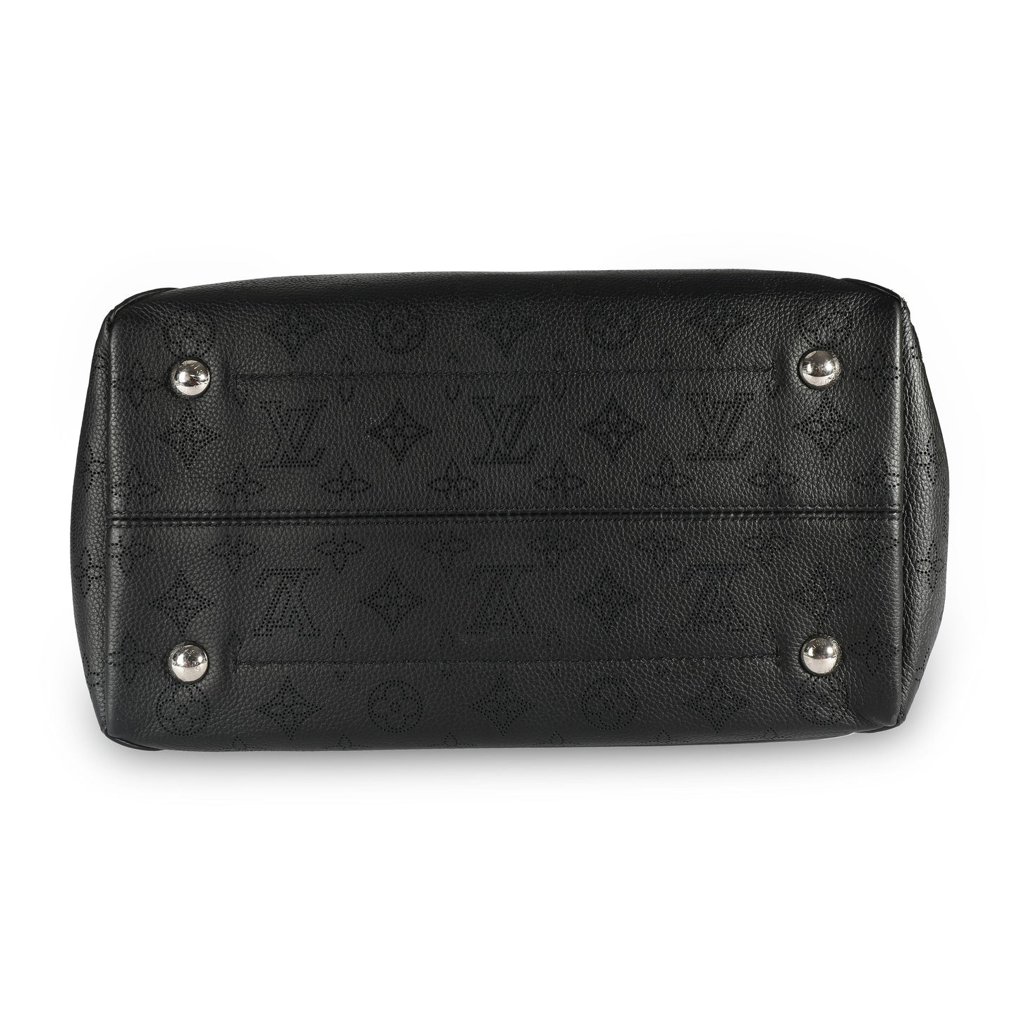 Louis Vuitton Louis Vuitton Black Mahina Leather Hina MM